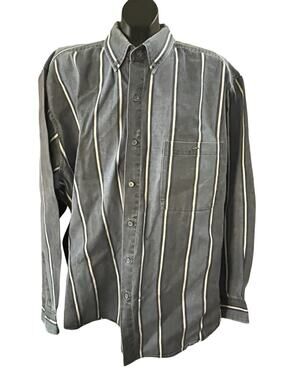 Vintage Santana XLT Striped Button-Up Shirt